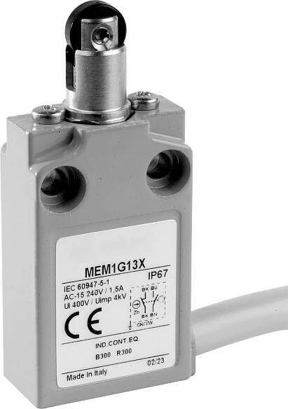 Panasonic MEM1G12ZD MEM1G12ZD koncový spínač 24 V 5 A kladka otočná IP67 1 ks