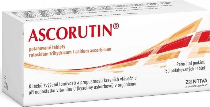 Ascorutin 50 tbl. od 85 Kč