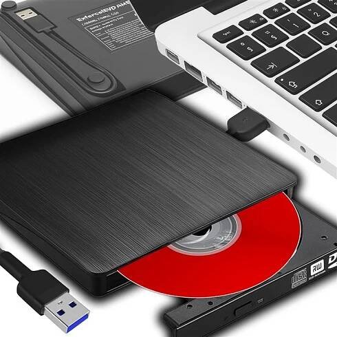 JEDNOTKA CD-R/DVD-ROM/RW EXTERNÍ USB 3.0 CD REKORDÉR PŘENOSNÝ PŘEHRÁVAČ