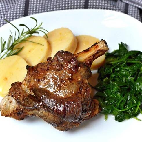 jehněčí kolínko recept