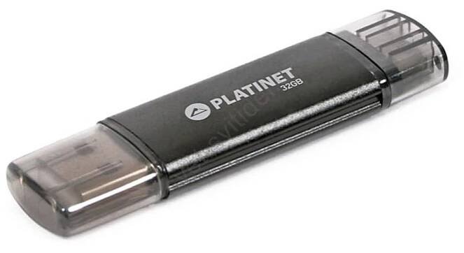 Dual Flash Disk USB + MicroUSB 32GB černá