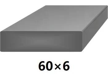 Plochá plná oceľová tyč 100x8 mm (pásovina), bez povrchovej úpravy