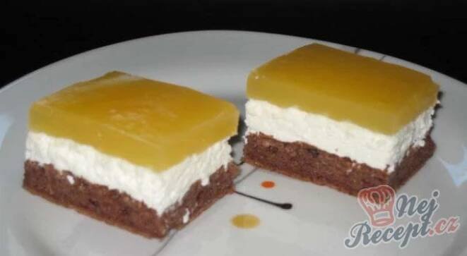 Recept FANTA řezy s tvarohovou náplní