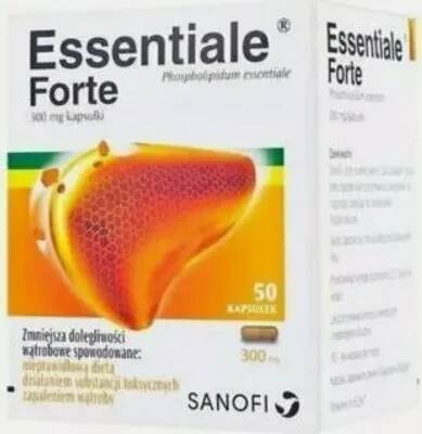 Obrázok produktu pre Essentiale Forte 300 mg 50 kapsúl detoxikačná starostlivosť o pečeň regenerácia trávenie