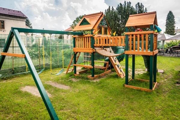 Herní místnost nebo prostor pro děti v ubytování Hotel Apartments Benešova 6