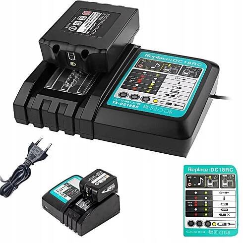 NABÍJEČKA BATERIÍ MAKITA 18V PRO BL1815 BL1830 BL1840 BL1845 BL1860