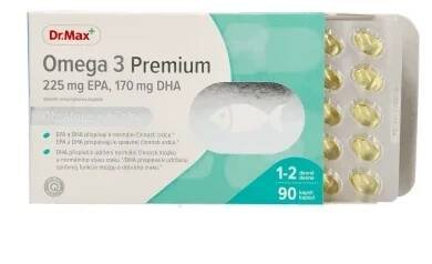 Dr. Max Omega 3 Premium 1×90 cps, výživový doplnok