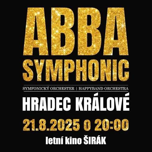 Abba symphonic show / Happyband symphonic orchestra - Hradec Králové -Letní kino Širák, Orlické nábřeží 1215/3, 500 03 Hradec Králové