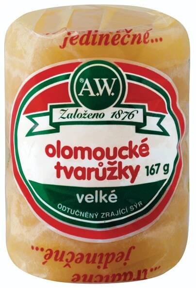 A.W. Olomoucké tvarůžky Velké 167 g