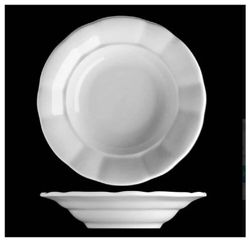 Talíř hluboký 24 cm, hotelový porcelán, Benedikt, G. Benedikt