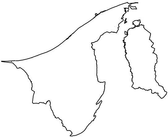 Brunei Map and Satellite Image - GIS Geography