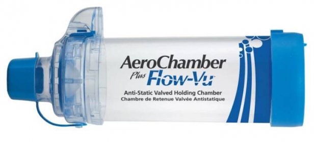 AeroChamber Plus Inhalační nástavec s chlopní a náustkem - skladem