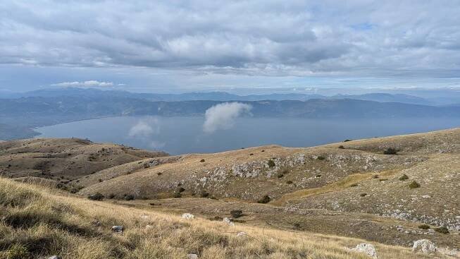 View of Galičica National Park loop from Trpejca | hike | Komoot