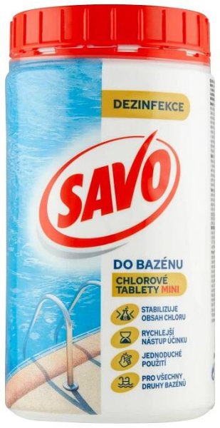 Savo Dezinfekce do bazénu chlorové tablety mini 800 g nakoupit u OBI