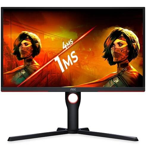 Herní monitor 24 PALCŮ AOC Gaming 240 Hz 0.5 ms Full HD VA LED DP HDMI Model AOC G3ZM