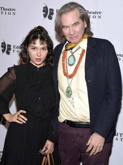 Mercedes Kilmer and Val Kilmer attend the 2019 annual Thespians Go Hollywood Gala