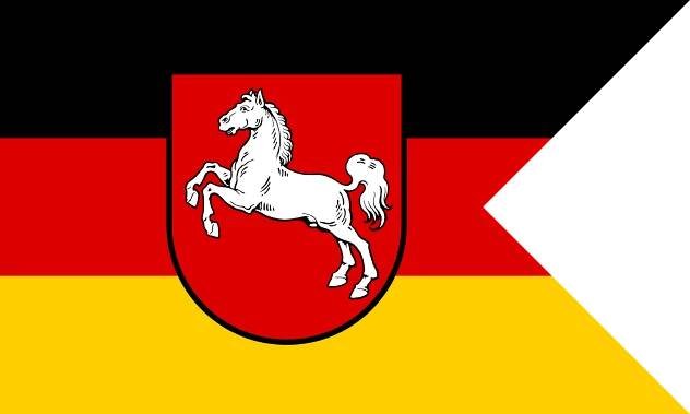 File:Flag of Lower Saxony (state ensign).svg