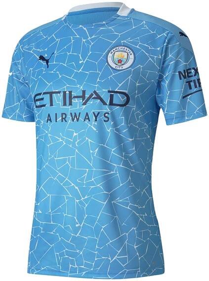 Puma Manchester City FC domácí 2020/2021 světle modrá UK XL Pánské