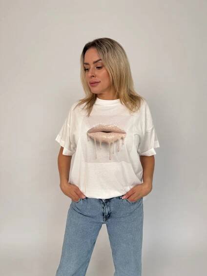 Tričko – Lip Drip Tee