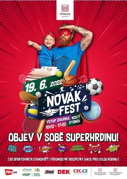 Novák Fest - Objev v sobě superhrdinu | Kalendář akcí v Příbrami