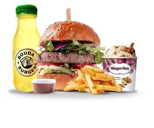Bouda Burgers OC Čtyři Dvory | Wolt | Delivery | České Budějovice