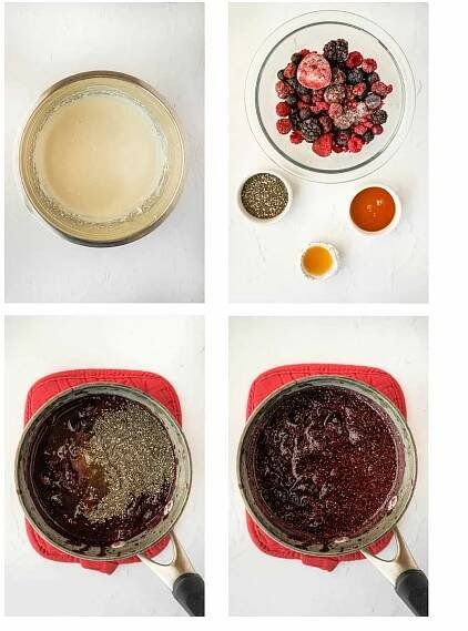 Light Cheesecake Recipe with Berry Chia Jam