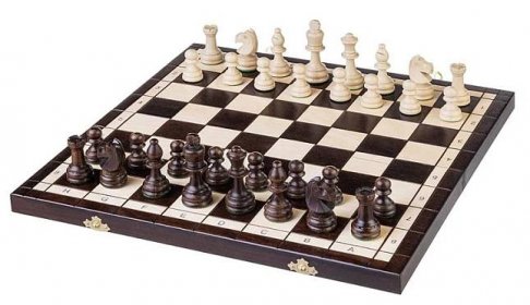 Dřevěné šachy Olympic