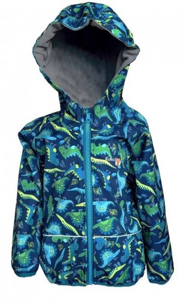 Dětská softshellová bunda -tm. modrá DINO