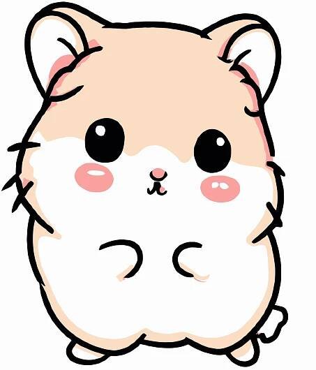 linda ilustración de hámster hámster kawaii chibi estilo de dibujo vectorial dibujos animados de hámst… | Dibujos kawaii, Garabatos lindos, Dibujos animados bonitos