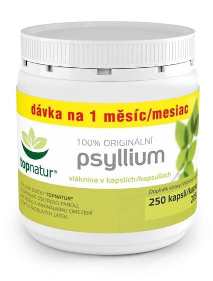 PSYLLIUM 250 kapslí TOPNATUR