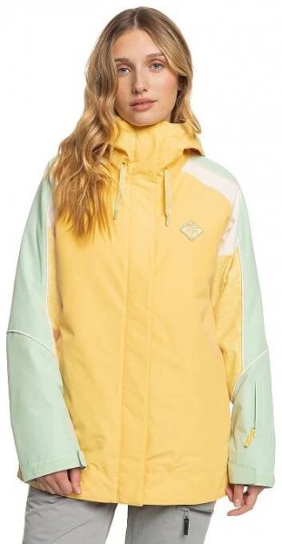 bunda Roxy Highridge Hoodie - YGC0/Sunset Gold