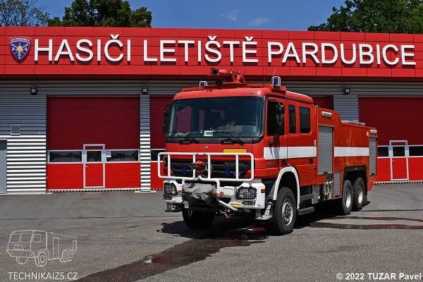VHJ letiště Pardubice – KHA – MB Actros 3355 - TECHNIKAIZS.cz