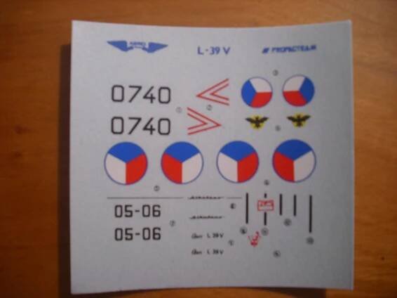 Obtisky - L-39 V, Propag., 1/72