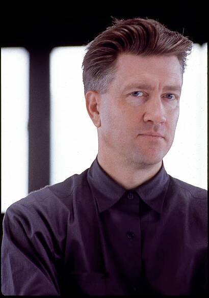 David Lynch, filmmaker, in an abandoned machine room, on the roof top of a hotel in Herald Square, NYC.