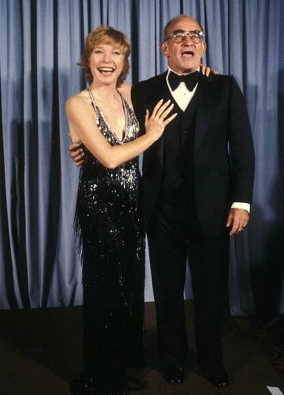 Shirley MacLaine and Edward Asner