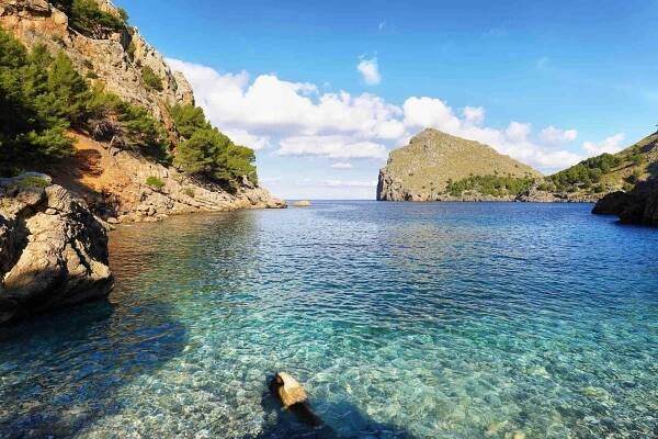 Sa Calobra in the Serra de Tramuntana, Mallorca
