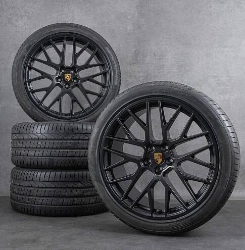 Originální ráfky na auto Porsche Macan II 21 palců RS Spyder letní kola pneu nové