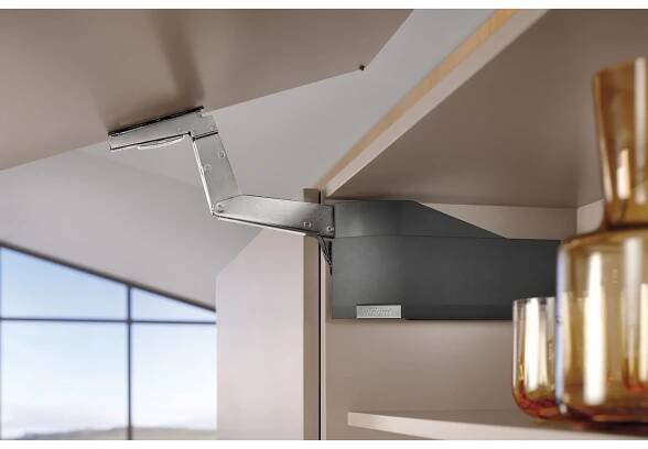 BLUM AVENTOS HF/HS/HL TOP 23.8000 sada krytek pro SERVO-DRIVE, plast tmavě šedý TGIG