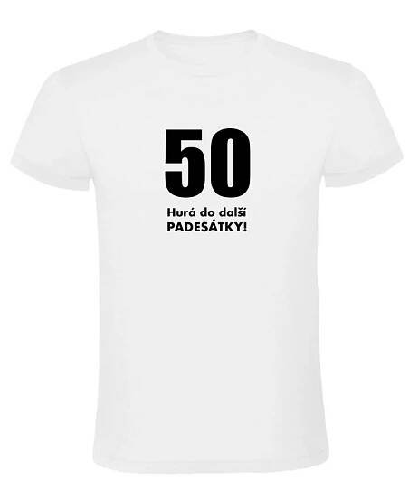 Vtipné tričko - Padesátiny