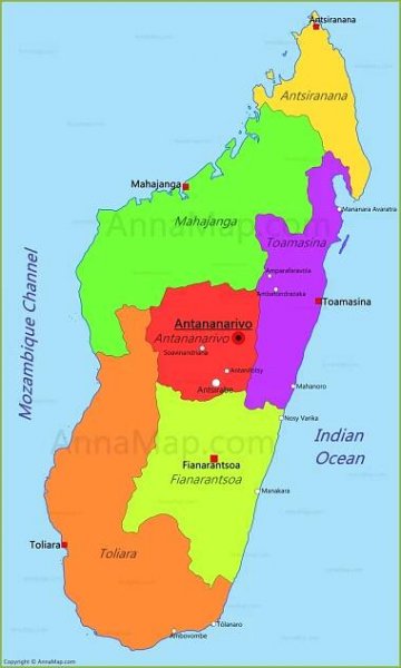 Madagascar Map