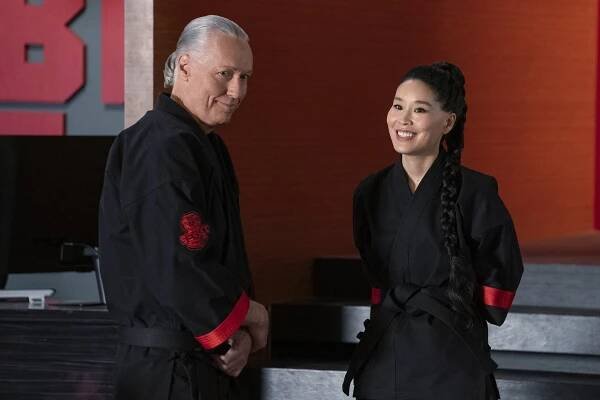Cobra Kai - Série 5 - Z filmu - Thomas Ian Griffith, Alicia Hannah-Kim