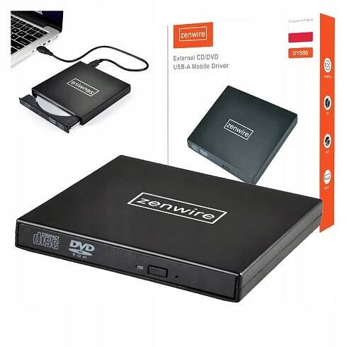 Optický přehrávač Externí USB CD DVD-RW Přenosný mobilní disk