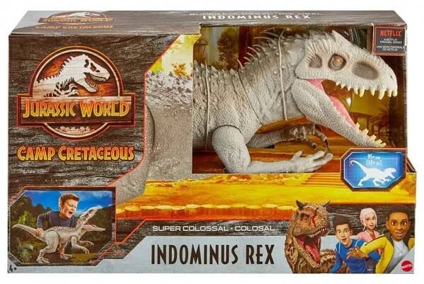 Mattel Jurský svět Indominus Rex Super Colossal 95cm, GPH95 | Legenio - Specialista na stavebnice LEGO® a geniální zábavu