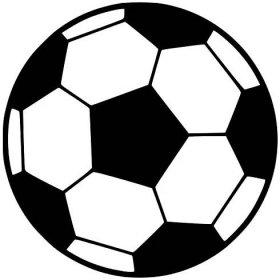 Samolepka Fotbal - fotbalový míč