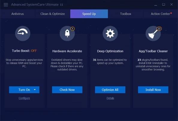 Iobit Advanced SystemCare Ultimate 11 pro 3 zařízení na 1 rok (elektronická licence)