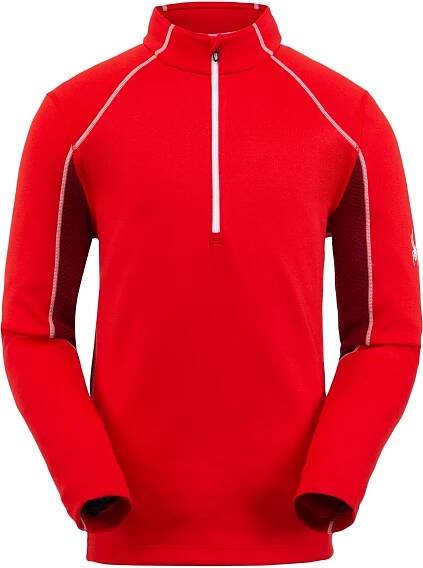 Lyžařská mikina Spyder Halcyon Zip T-Neck - volcano