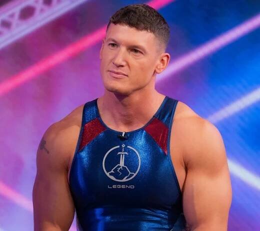Editorial use only Mandatory Credit: Photo by Ken McKay/ITV/Shutterstock (14302600bj) Gladiators, Legend, Matt Morsia 'This Morning' TV show, London, UK - 16 Jan 2024