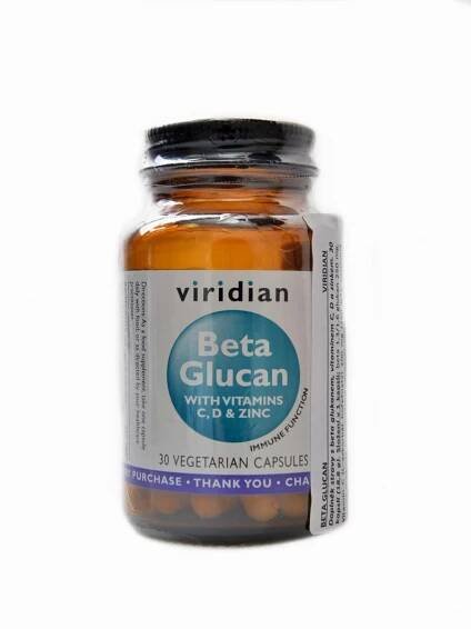 Viridian nutrition Beta Glucan 30 kapslí | NAMAKANEJ.cz