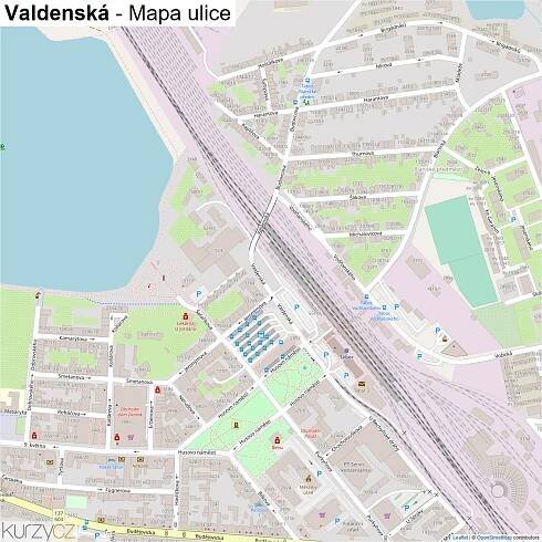 Valdenská - mapy | Kurzy.cz