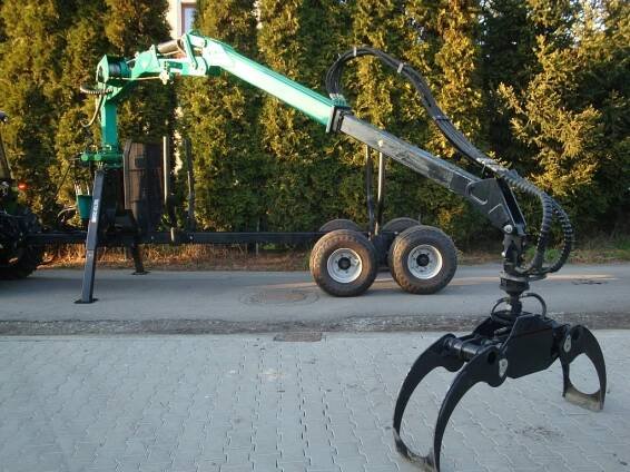 Vyvážecí přívěsy za traktory s hydraulickou rukou 6, 8, 9 t - Malotraktorysilesia.cz